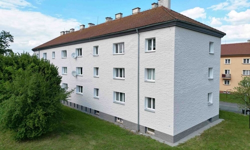 Fotografie realizací fasád pro bytový dům